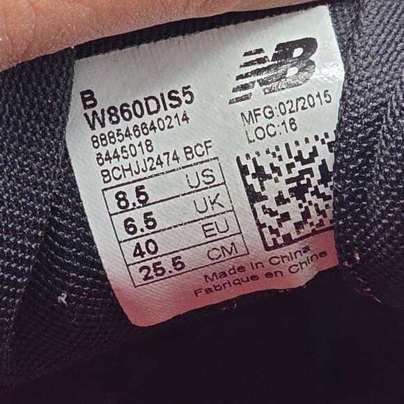 New Balance 860v5 Run Disney 2015 Minnie Mouse Womens Size 8.5 White Shoes - Picture 7 of 13